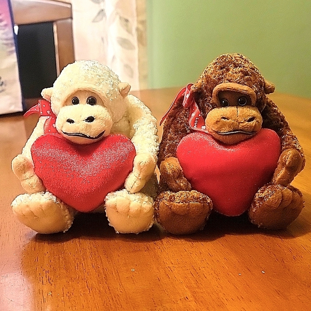 Vintage Valentine's Day Gorillas by Kids